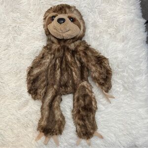 Build-A-Bear Wildlife E Brown Sloth 18" Super Soft Unstuffed Plush BaB NEW w/Tag